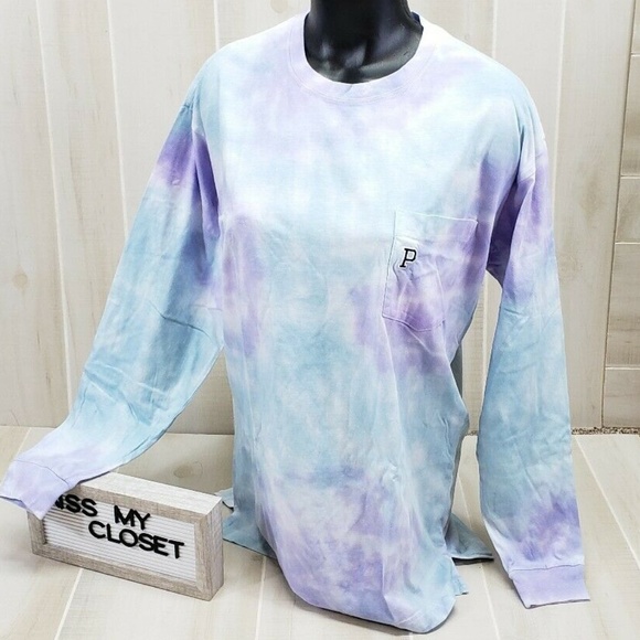 PINK Victoria's Secret Tops - NEW Victoria's Secret PINK Campus Tee S ~ DE8